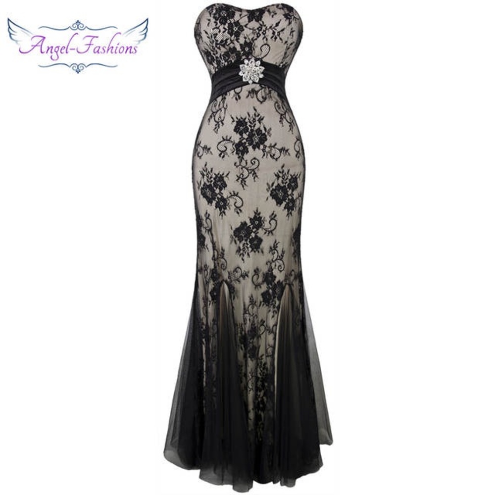 NEW WITH TAGS Angel Fashions mermaid gown